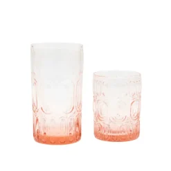Aaron Pink Glassware Set of 6