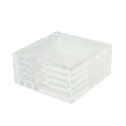 Acrylic Coaster Set Clear