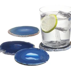 Agate Coaster Blue Set of 4