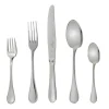 Albi Acier Christofle Stainless Steel Flatware 5 Piece Setting