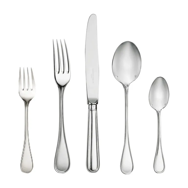 Albi Christofle Sterling Silver Flatware 5 Piece Setting