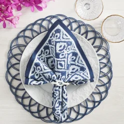 Alfresco Napkin Navy & Blue Set of 4