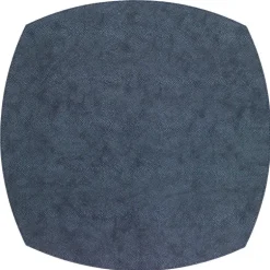 Allure Elliptical Placemat Navy Set of 4