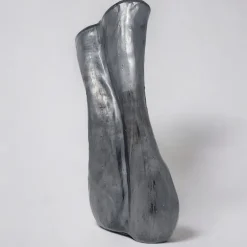 Alluring Metallic Black Vase