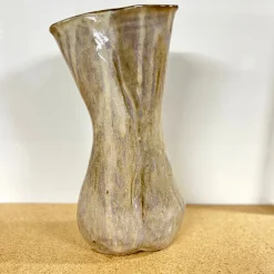 Alluring Vase - Mottled White