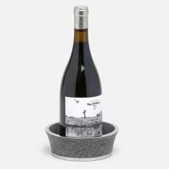 Angelica Grey Shagreen Wine Coaster