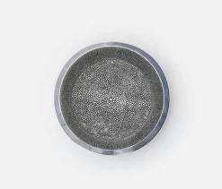 Angelica Grey Shagreen Wine Coaster