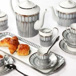 Arcades Platinum Dinnerware