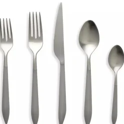 Ares Oro Flatware Grey 5 Piece Setting