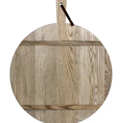 Ash Driftwood Round Serving Board