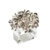 Aster Napkin Ring Smoke Set of 4