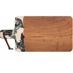 Austin Swirled Cheeseboard Black