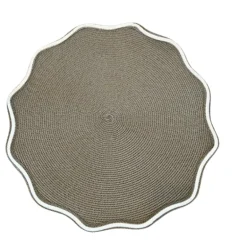 Autumn Piped Oxford Placemat Natural Set of 4