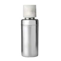 Azure Resin & Stainless Cocktail Shaker