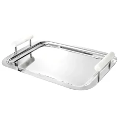 Azure Serving Tray - White