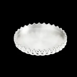 Babylone Silver Plated Candle Holder