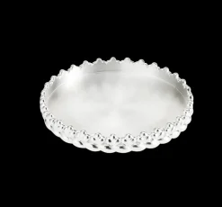 Babylone Silver Plated Candle Holder