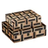 Basket Weave Box Set of 2