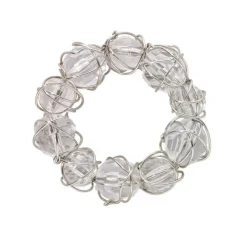 Bauble Napkin Ring Silver Set of 4