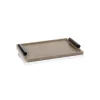 Belle Rectangle Leather Tray