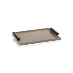 Belle Rectangle Leather Tray