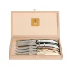Berlingot Steak Knives Grey & Brown Set of 6