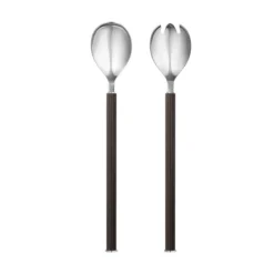 Bernadotte Stainless and Wood Salad Set