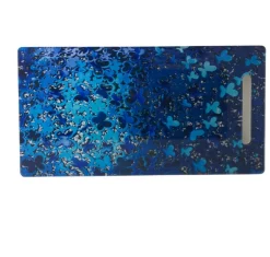 Blue Butterflies Charcuterie Board | Long