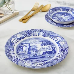 Blue Italian Dinnerware Set of 4