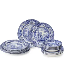 Blue Italian Dinnerware Set of 4