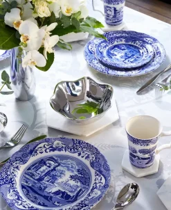 Blue Italian Dinnerware Set of 4