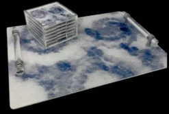 Boho Acrylic Handled Tray