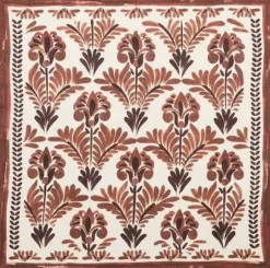 Botanica Napkin Ivory & Brown Set of 4