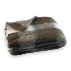 Brushed Alpaca Chateau Plaid Throw