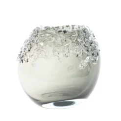 Bumpy Grey Art Vase