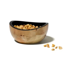 Burl Veneer Small Bowl