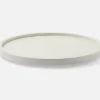 Calvin Faux Shagreen Lazy Susan White
