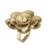 Camelia Napkin Ring Gold Set of 4