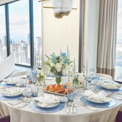 Capiz Shell Placemat Periwinkle Set of 4