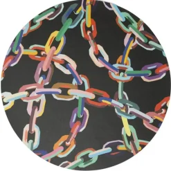 Chain Link Melamine Dinnerware Set of 4