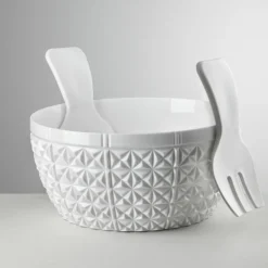 Churchill Acrylic Salad Bowl with Servers