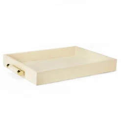 Classic Shagreen Cream Serving Tray