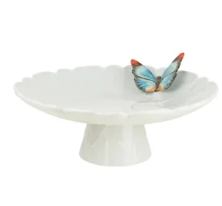 Cloudy Butterflies Cake Plate