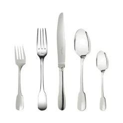 Cluny Flatware 5 pc Plate Setting - Silver Plated