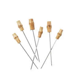 Cocktail Picks Bamboo Set of 6