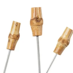 Cocktail Picks Bamboo Set of 6