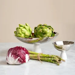 Coluna Carrara Marble Fruit Bowl