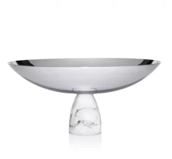 Coluna Carrara Marble Fruit Bowl