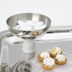 Coluna Carrara Marble Nut Bowl