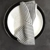 Concorde Napkin Black and Ivory Set of 4